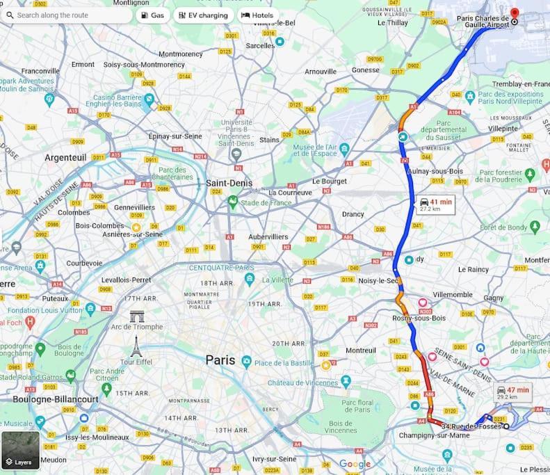 Charme & Confort T2 Lumineux Entre Paris And Disney Villiers-sur-Marne Εξωτερικό φωτογραφία